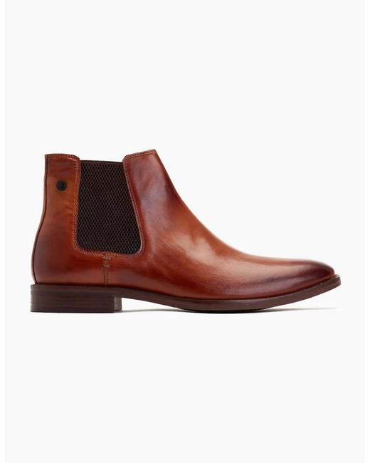 Base London Brown Virgil Ankle Boots for men