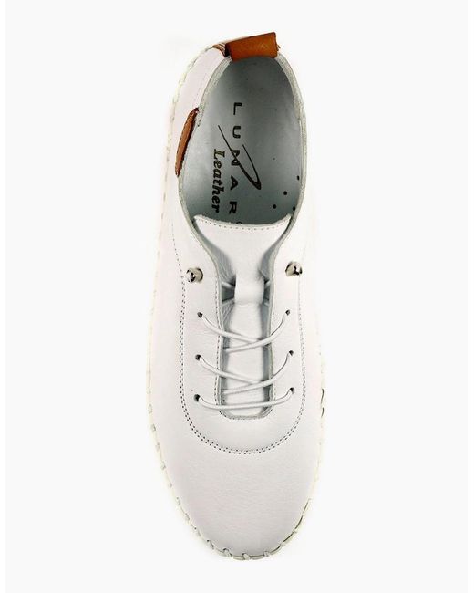 Lunar White Flamborough Shoes