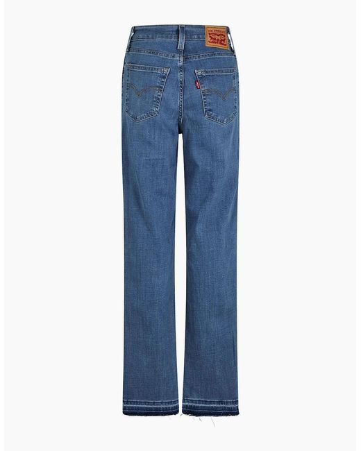 Levi's Blue Levi's High Rise Straight Leg Jeans