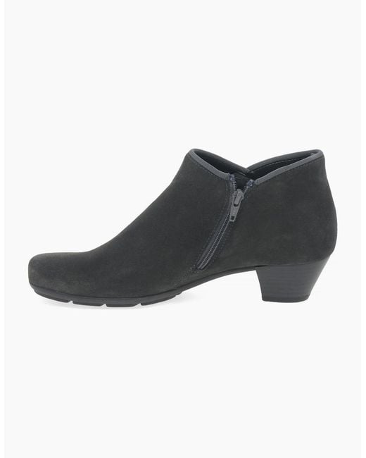 Gabor Black Trudy Ankle Boots