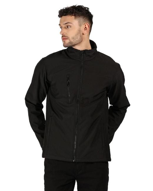 Regatta Black Professional Ablaze Three Layer Soft Shell Jacket for men