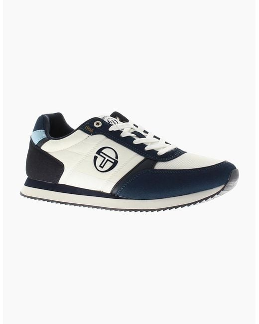 Sergio Tacchini Blue Trainers Bergamo Uk Size for men