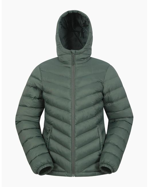 Mountain Warehouse Green Ladies Seasons Padded Jacket