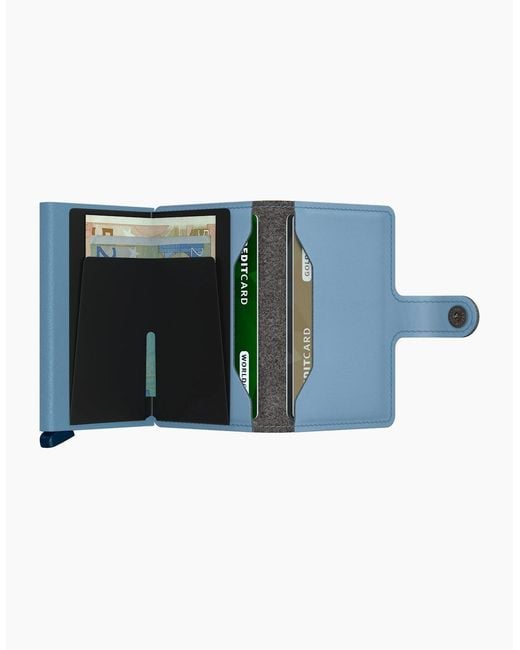 Secrid Blue Mini Wallets Ice for men