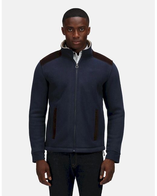 Regatta Blue Professional Full Zip Fleece Jacket for men