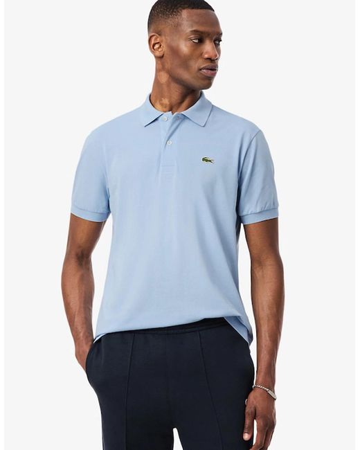 Lacoste Blue Classic Fit L.12.12 Light Polo Shirt for men