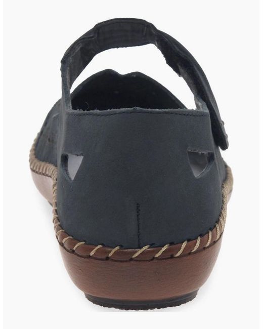 Rieker Blue Deloris Shoes