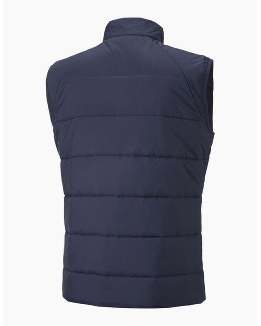 PUMA Blue Teamliga Vest Jacket Gilet for men