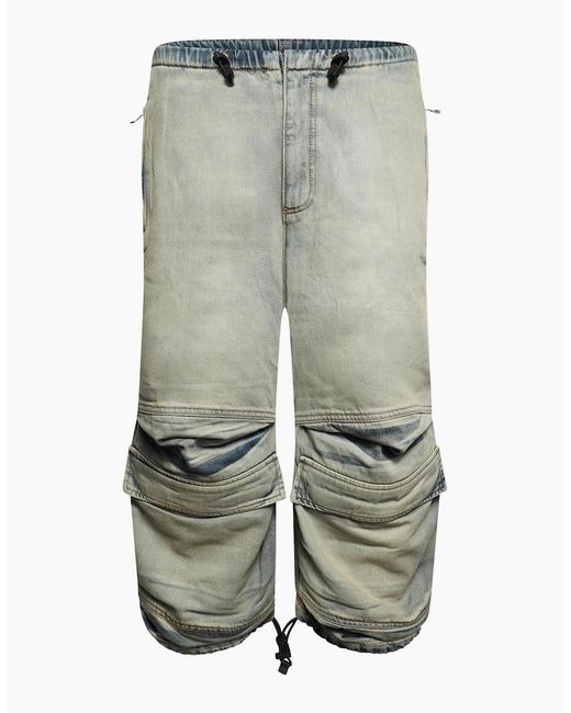 DIESEL Blue D Dayetz Denim Shorts for men