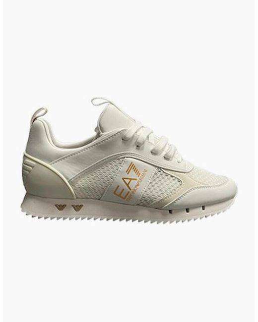 EA7 White Laces Trainer