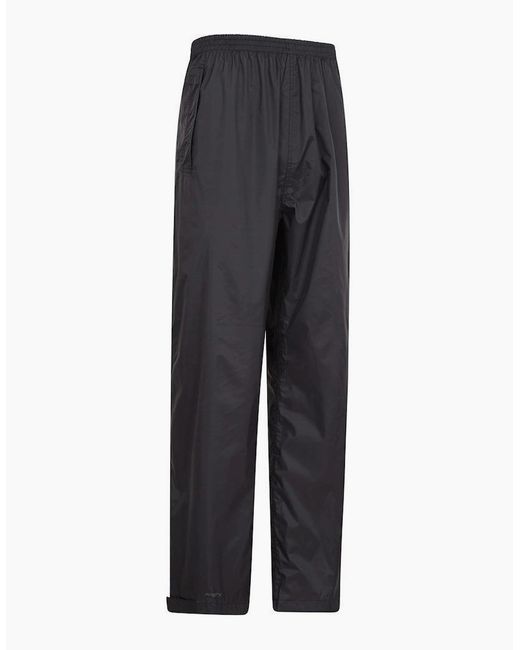 Mountain Warehouse Blue Pakka Waterproof Over Trousers for men