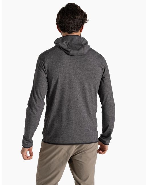 Craghoppers Gray Deft Nosilife Full Zip Hoodie for men