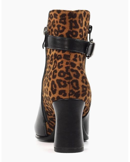 Lunar Black Shaw Ankle Boots