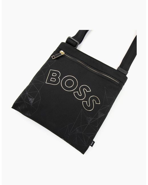 Boss White Catch Gl Structured Nylon Seasonal Pattern Envolop 001 for men