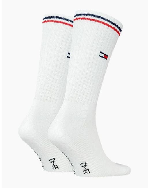 Tommy Hilfiger White 2-Pack Tommy Jeans Logo Sports Socks for men