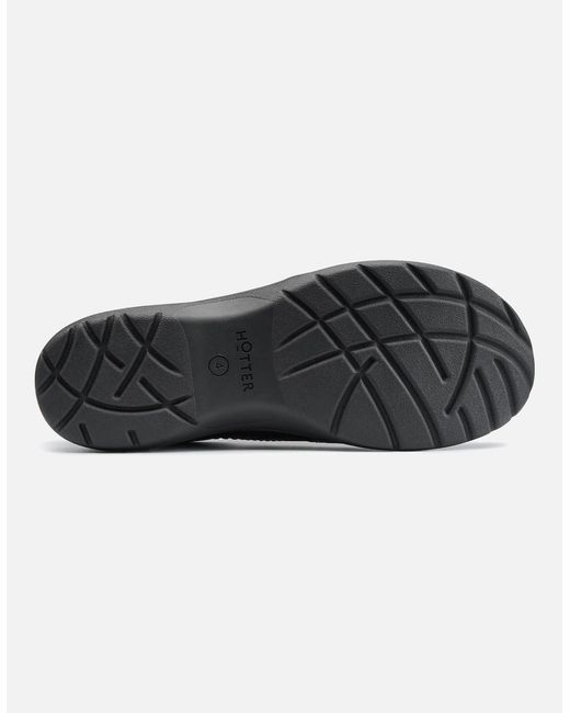 Hotter Black Lope Shoes