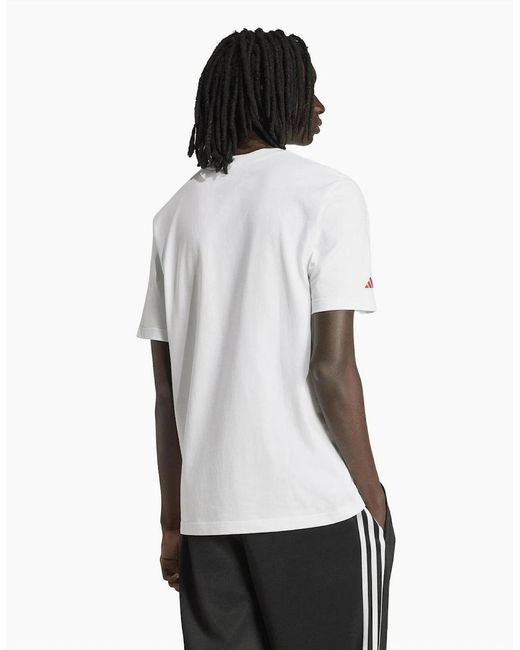 Adidas White Arsenal Fc Seasonal Graphic T for men