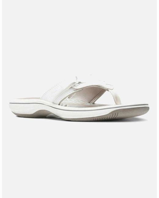 Clarks White Brinkley Sea