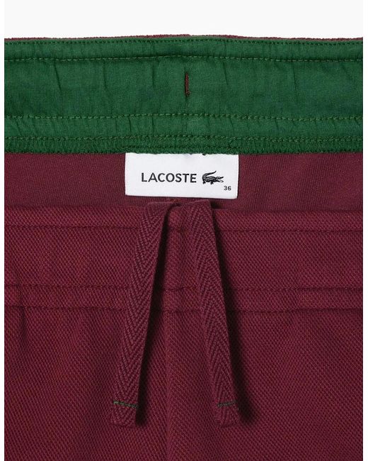 Lacoste Red Sweatpants