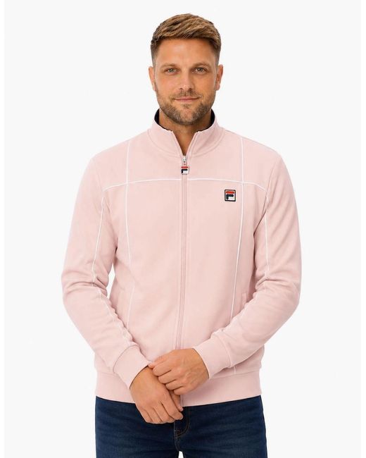 Fila Pink Armando Track Top Jacket Pale Lilac for men
