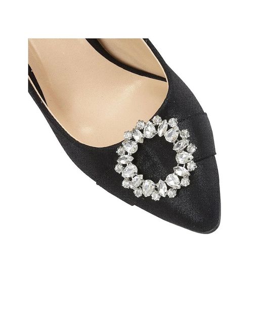 Lotus Black Radiance Court Shoes