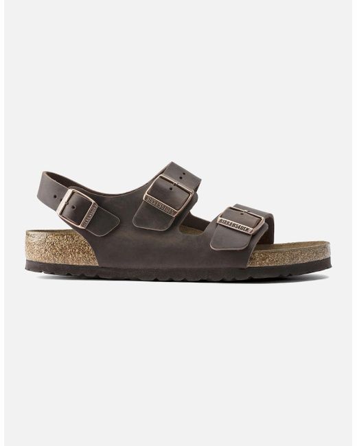 Birkenstock Brown Milano Bs Sandals for men