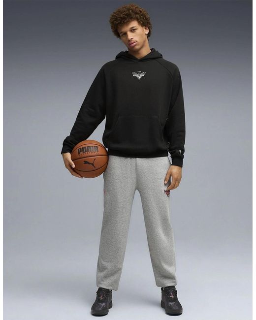 PUMA Black Melo Alwayz On 1 Performance Hoodie for men