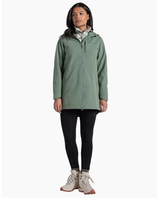 Craghoppers Green Ladies Hopegill Hooded Jacket