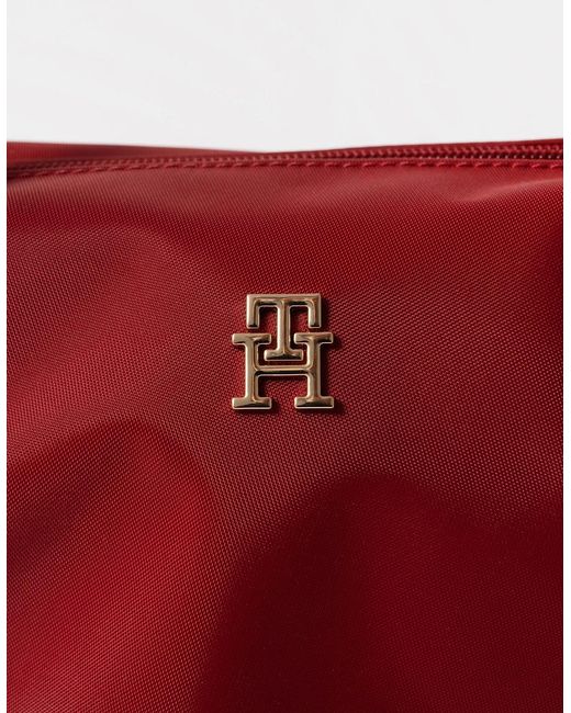 Tommy Hilfiger Red Popette Mini Tote Bag