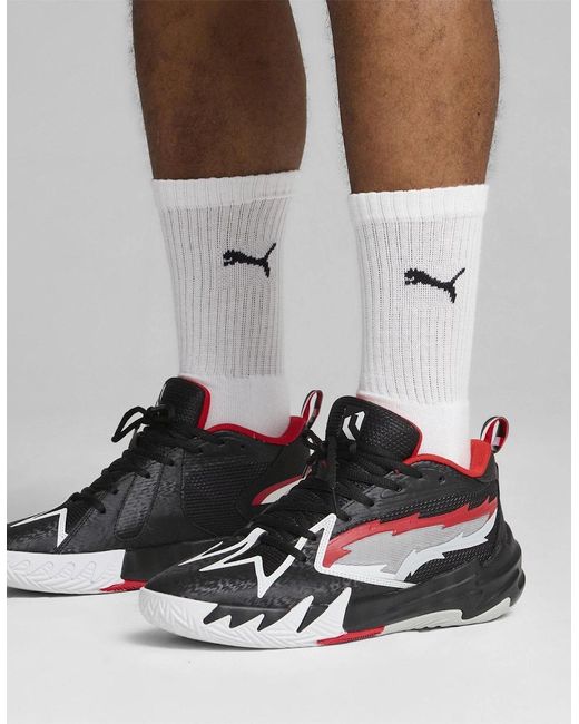 PUMA Black Scoot Zeros O.D.D. City Basketball Trainers for men