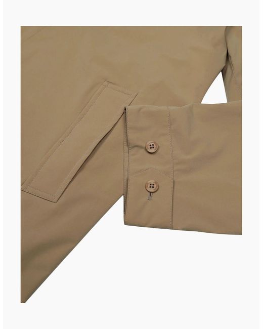 Aquascutum Natural Active Stretch Caban Trench Coat Khaki Jacket for men
