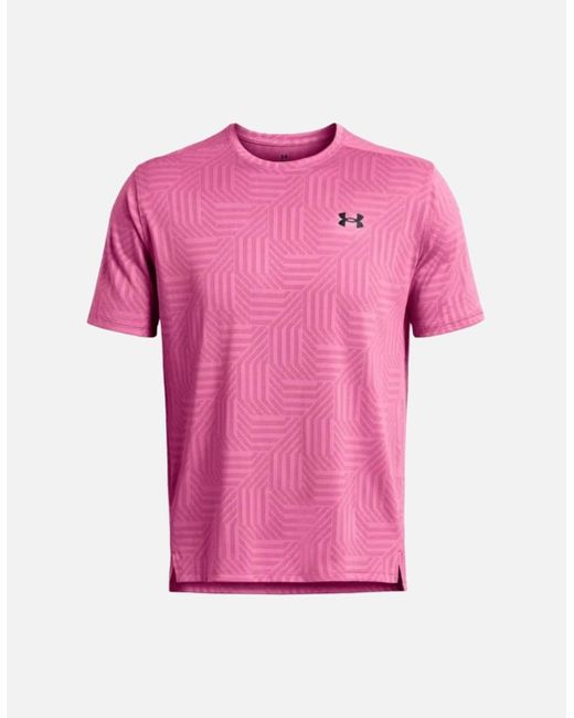Under Armour Pink Techt-Shirt Vent Geotessa Short Sleeve for men