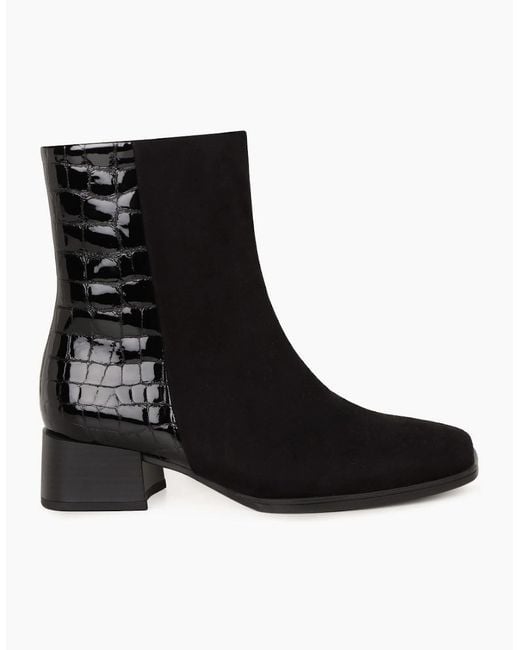 Gabor Black Granite Ankle Boots