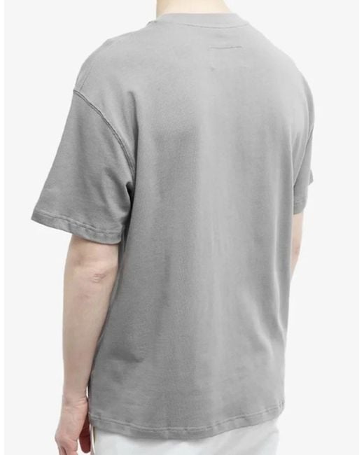 A_COLD_WALL* Gray Essential Logo T-Shirt for men