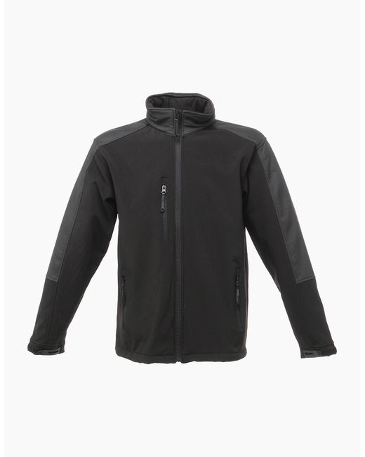 Regatta Black Hydroforce 3-Layer Softshell Jacket (Wind Resistant, Water Repellent & Breathable) for men