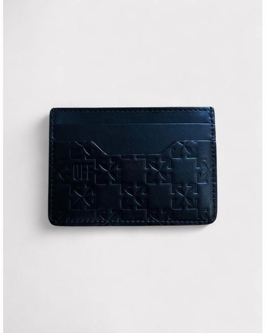 Off-White c/o Virgil Abloh Blue Jitney Card Holder Monogram
