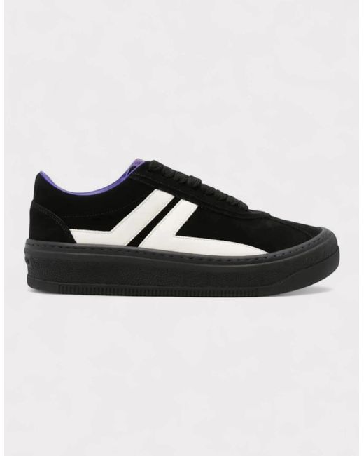 Lanvin Black X Future For Leather Cash Sneakers