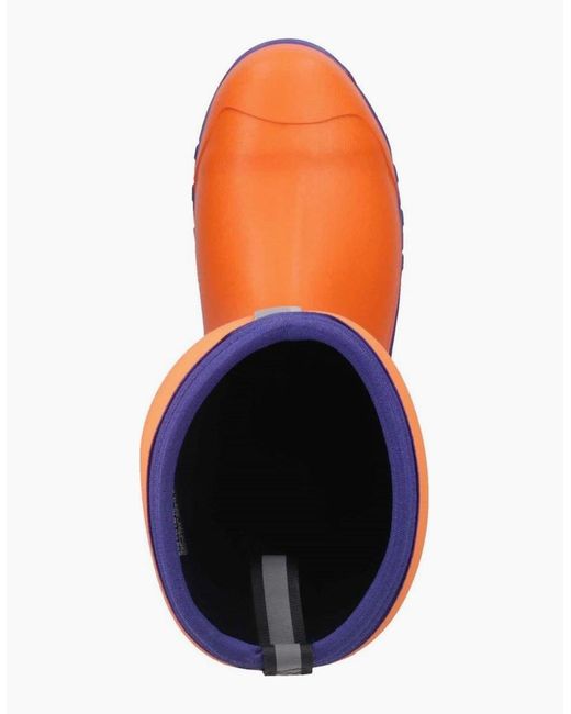 Muck Boot Orange Grit S5 Wellingtons for men