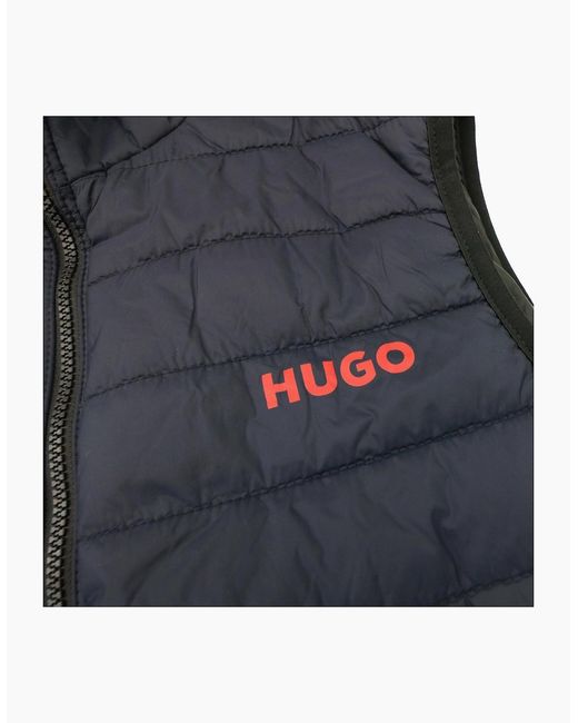 Boss Blue Hugo Bentino2221 Padded Gilet Dark 405 for men