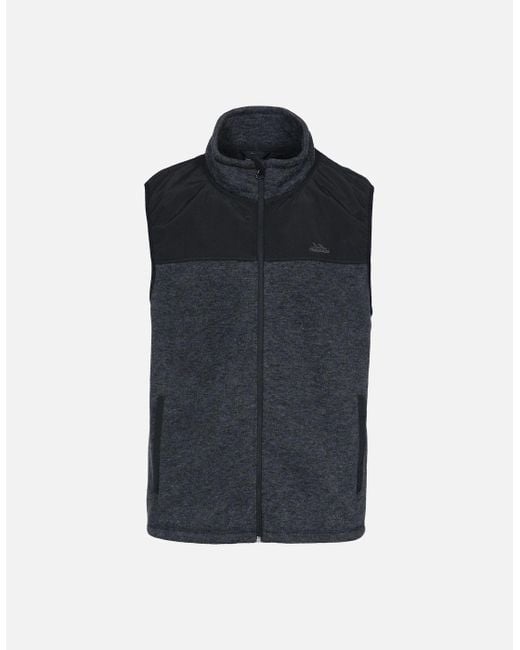 Trespass Blue Leafminer Fleece Gilet for men