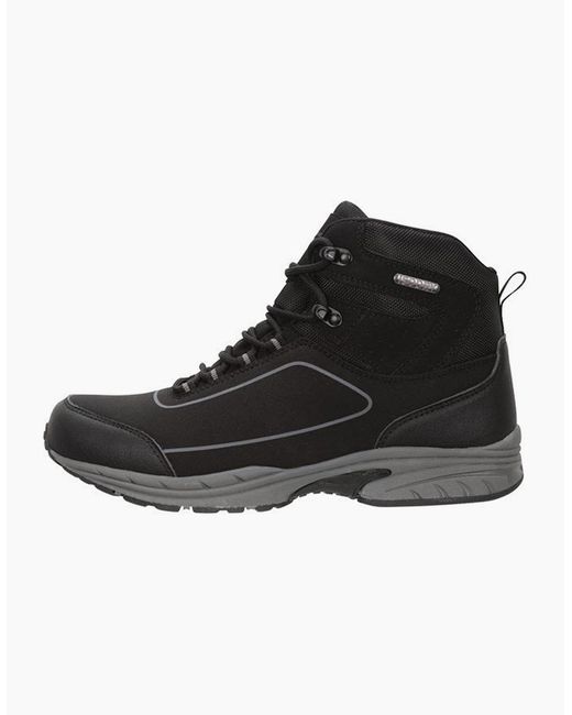 Mountain Warehouse Black Ramble Softshell Walking Boots for men