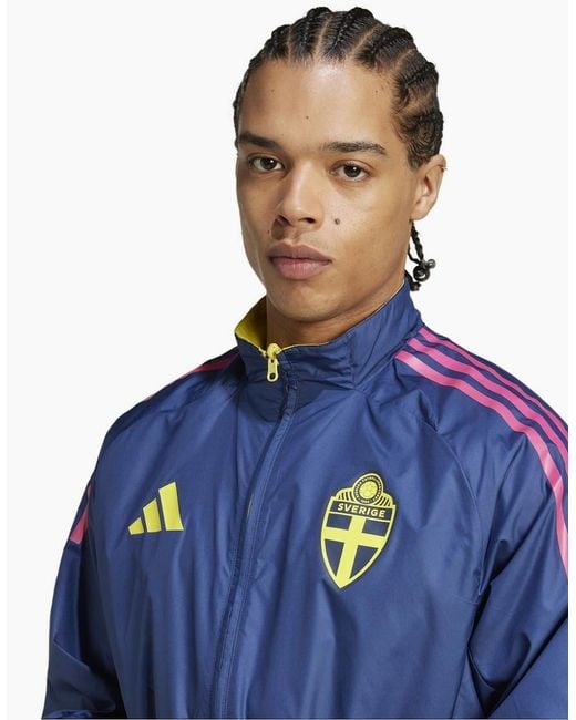 Adidas Blue Svff Anthm Anorak for men