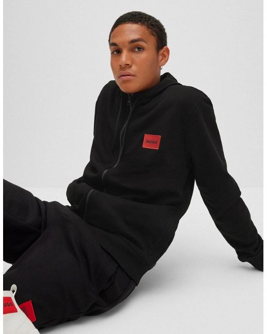 Boss Black Hugo Daple212 Zip Through Hoodie for men