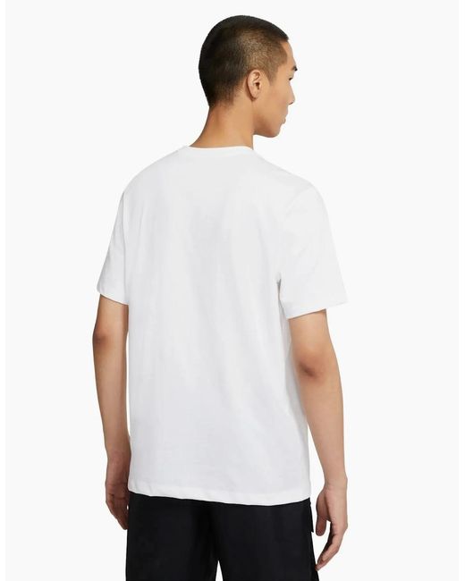 Nike White Swoosh Logo T-Shirt for men