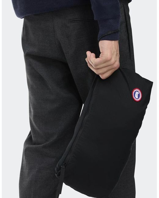 Canada Goose Black Lodge Hooded Jacket for men