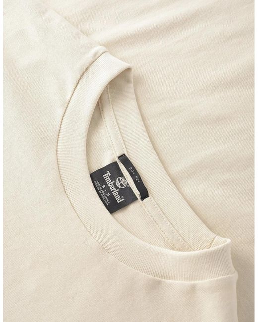 Timberland Natural Graphic Cotton T-Shirt for men