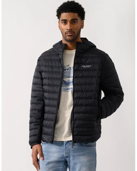 ARMANI EXCHANGE Black Down Jacket Xm001577-Af16927 for men