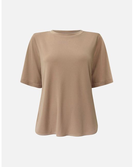 James Lakeland Natural Jersey Camel T-Shirt