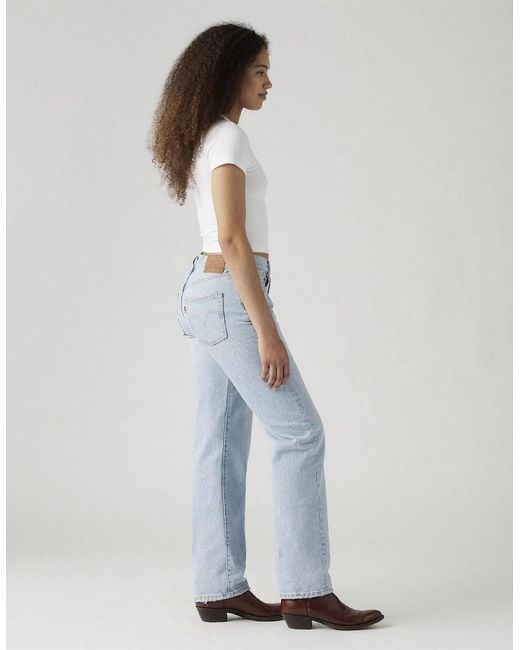 Levi's Blue 501 90S Straight Leg Jeans