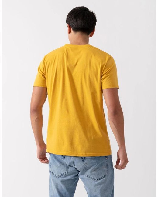Fjallraven Yellow Logo T-Shirt for men